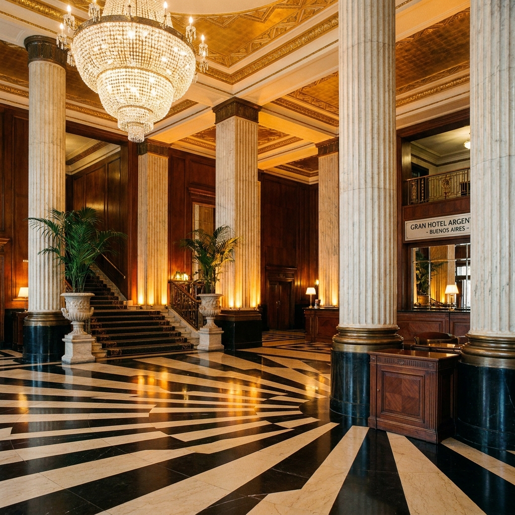 Lobby del Hotel Gran Paraíso